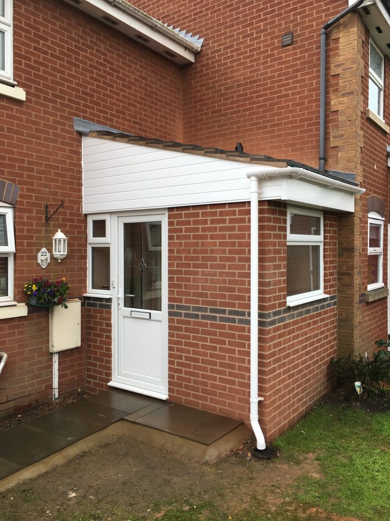 Porch and toilet extension in Nuneaton Builder & Brickwork Specialist