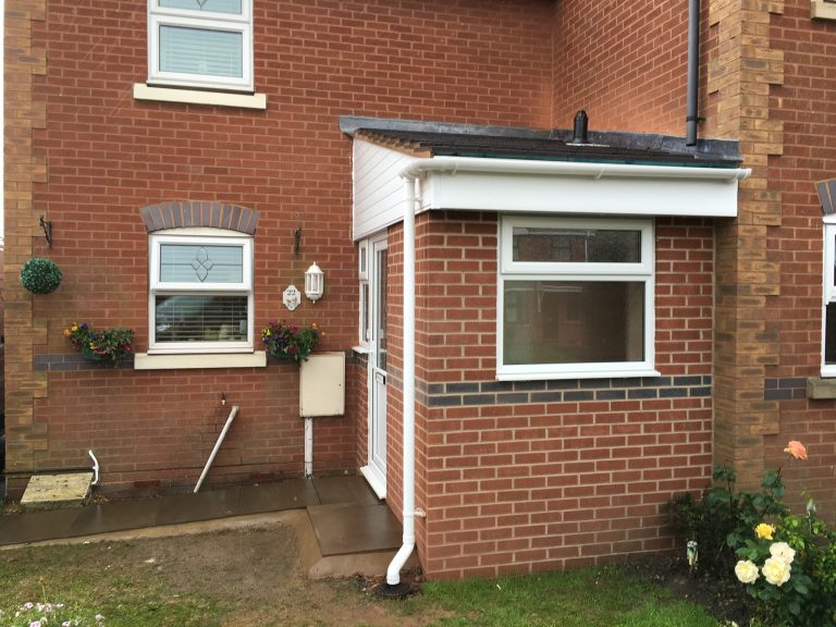 Porch and toilet extension in Nuneaton Builder & Brickwork Specialist