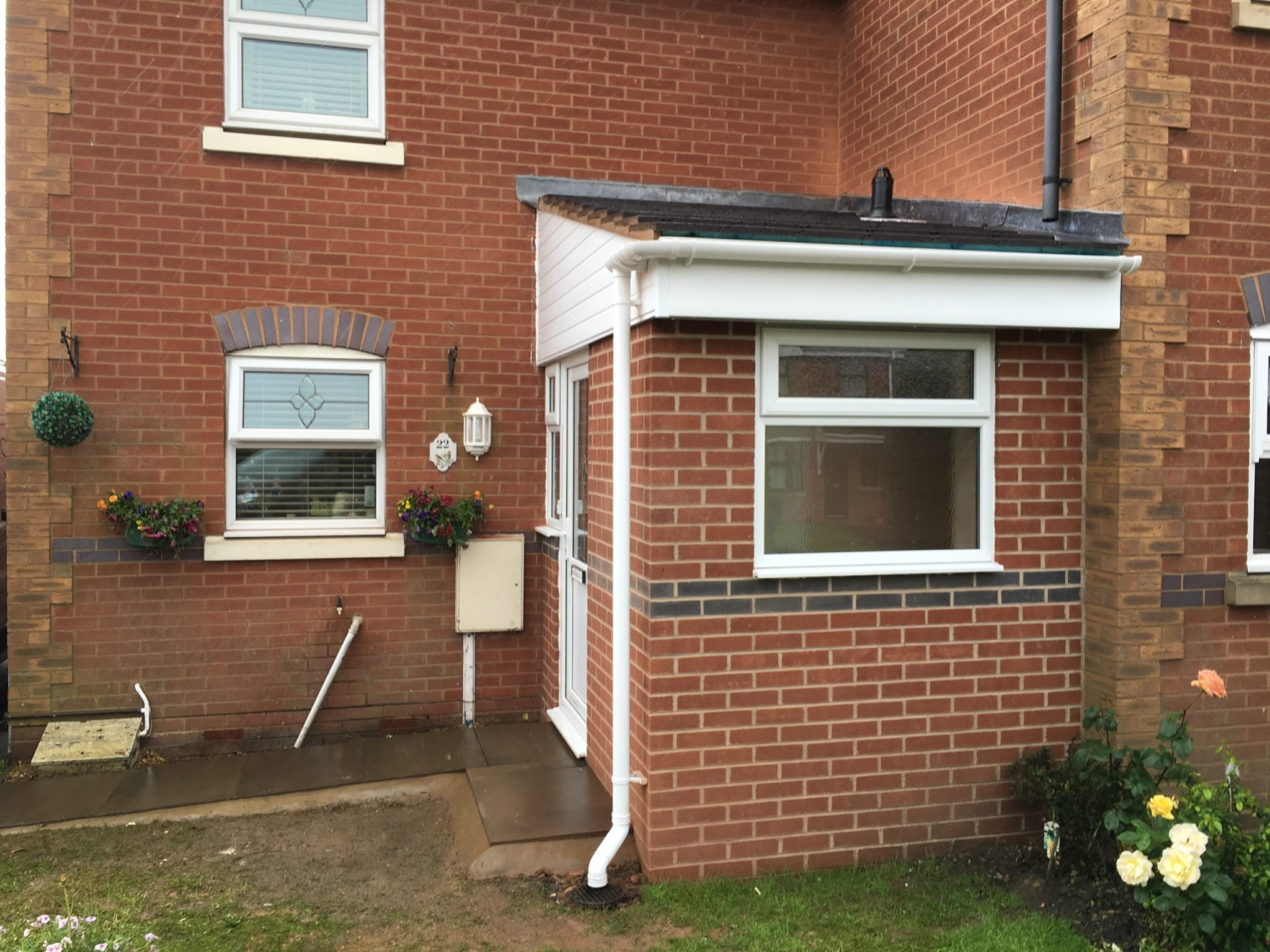 Porch and toilet extension in Nuneaton