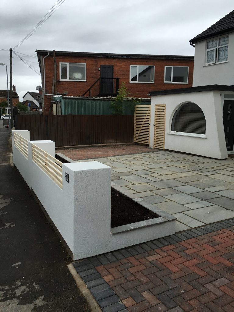 Driveway & garden wall in Wolvey | Builder & Brickwork Specialist