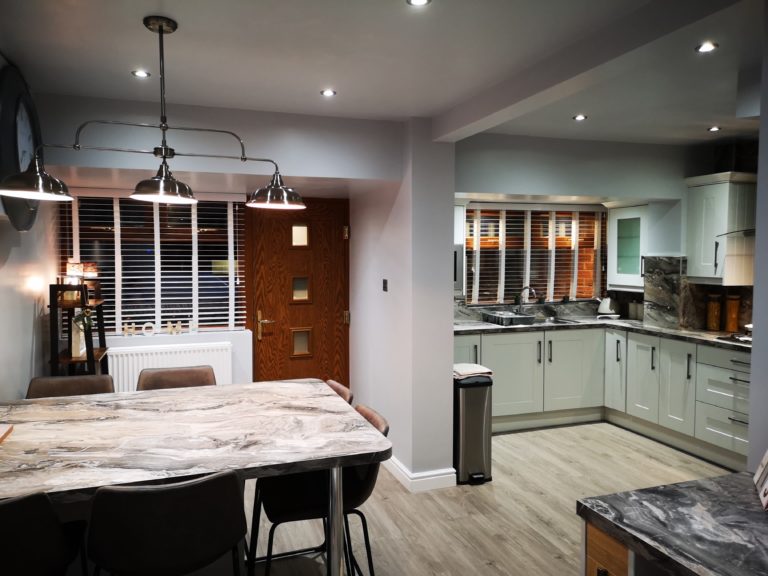 Garage Conversion to Kitchen/Diner in Bedworth | Builder & Brickwork
